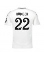 Real Madrid Antonio Rudiger #22 Hjemmedrakt 2024-25 Korte ermer